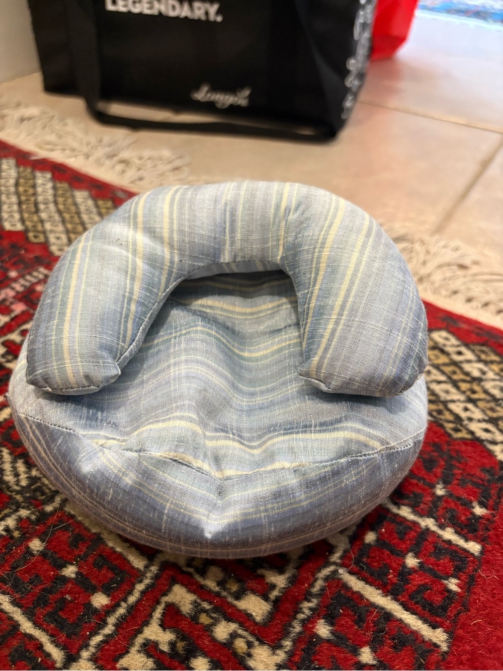 Vintage Handmade Miniature Bean Bag Couch